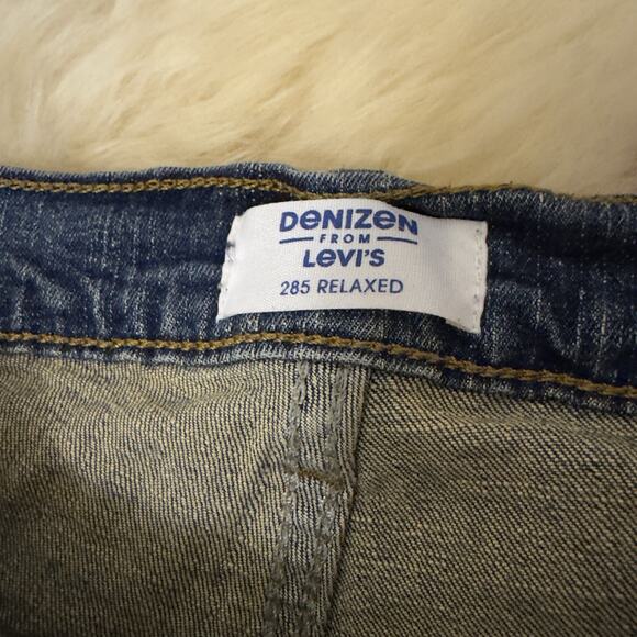 Denizen By LEVIS Size 38W/30L 285 Relaxed Straight Leg Blue Denim Jean Mens - Picture 5 of 9